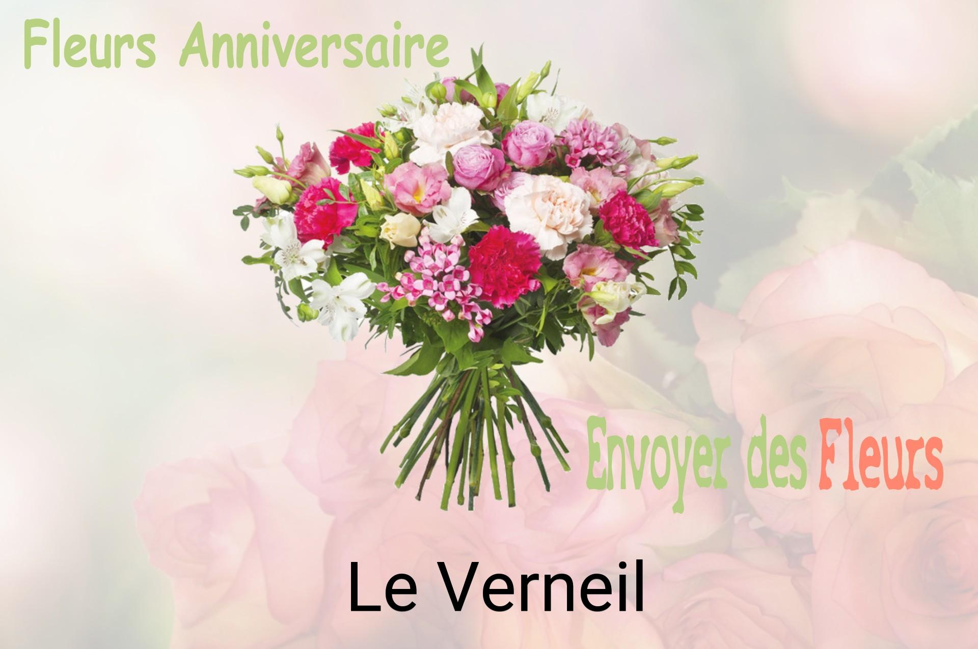 Bouquet de fleurs d’anniversaire livré à Le Verneil